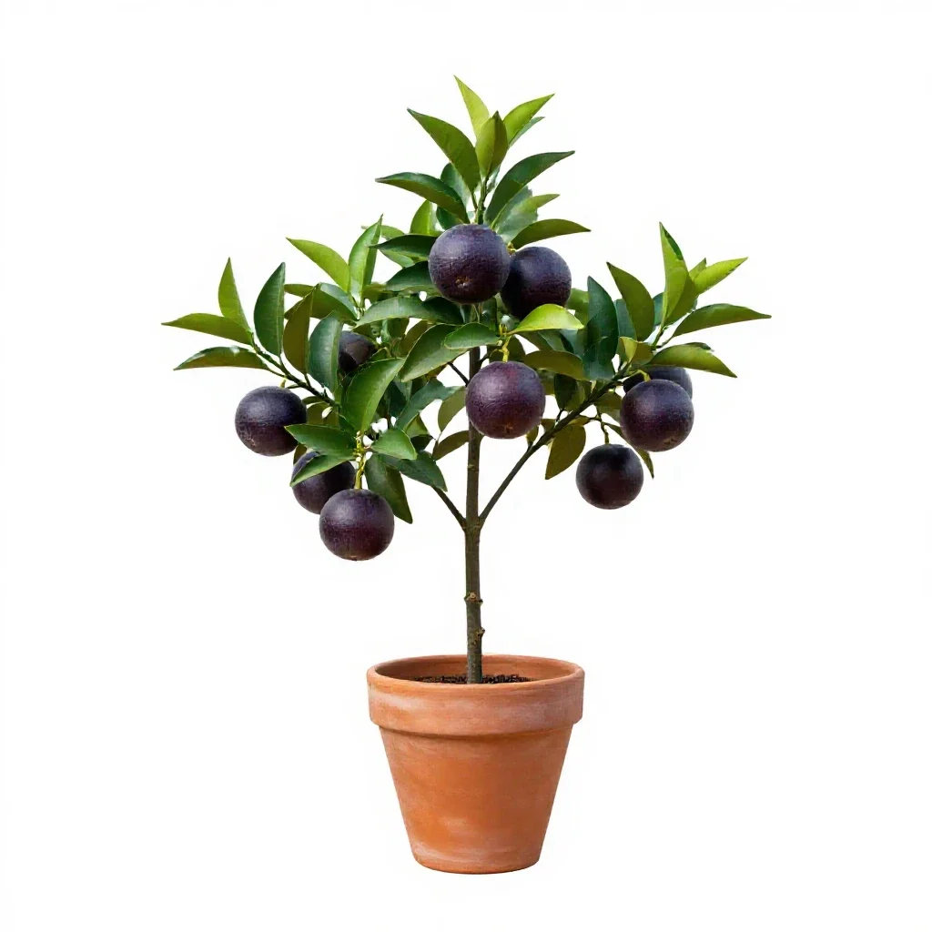 Native orange isolated on a white background