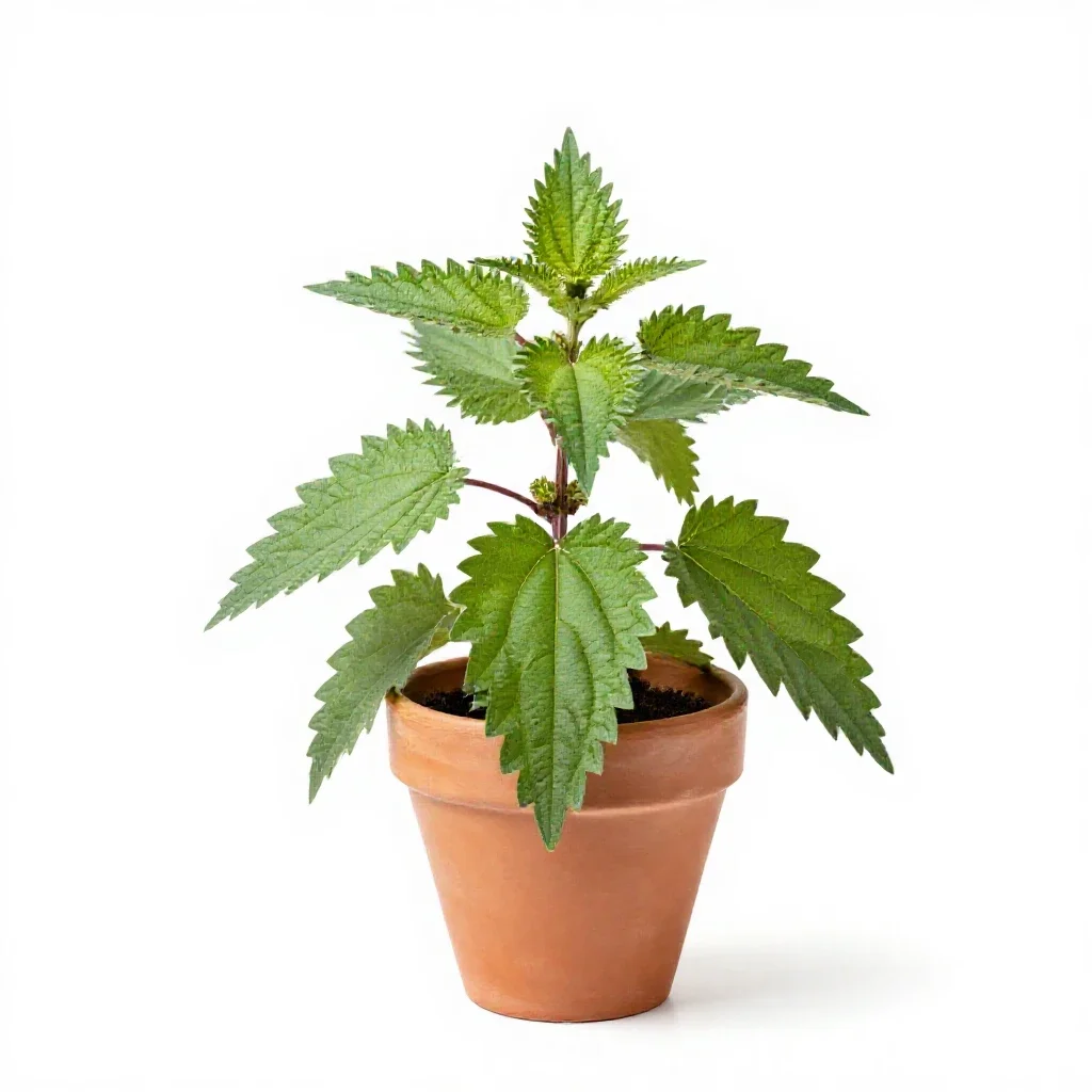Nettle-leaved goosefoot isolated on a white background