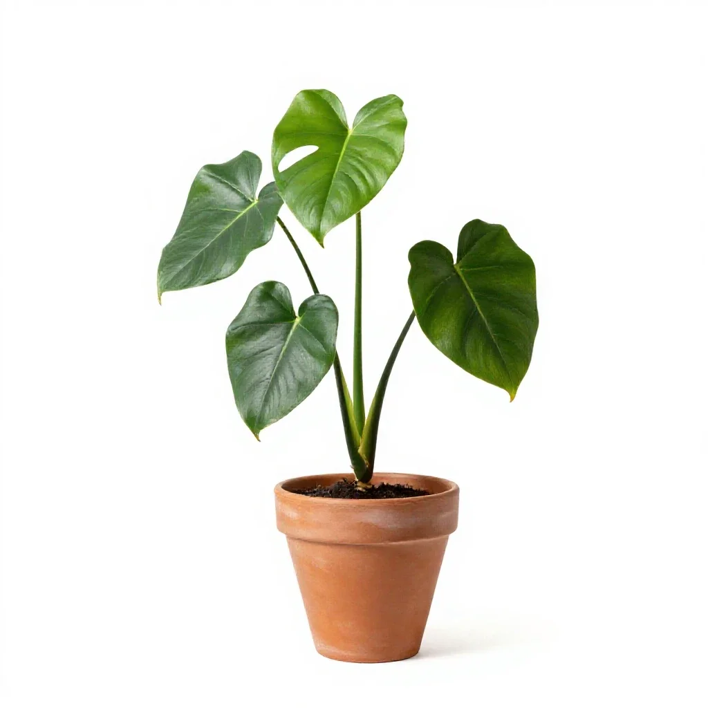 Philodendron isolated on a white background