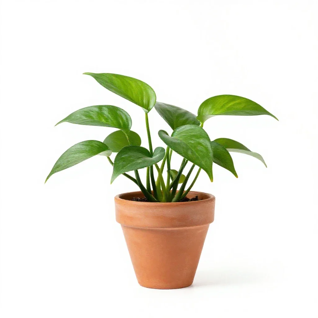 Pothos isolated on a white background
