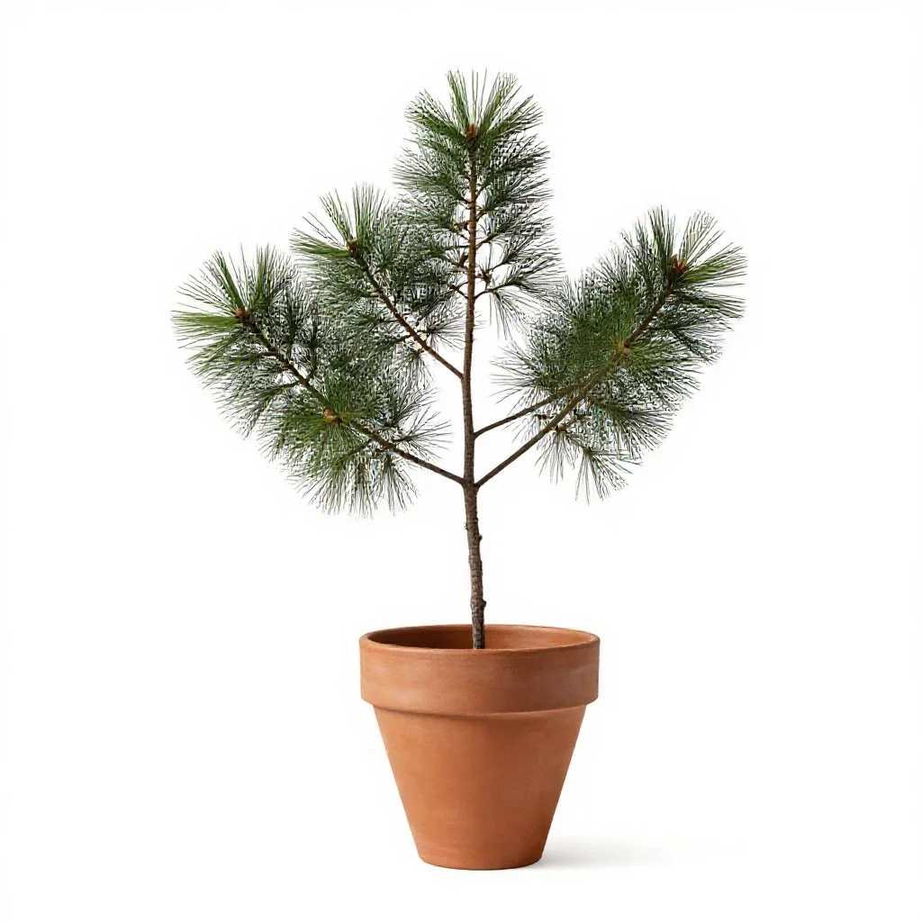 Progymnosperm isolated on a white background