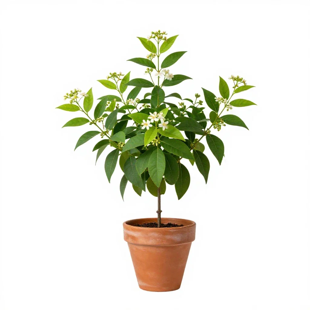Rauwolfia isolated on a white background