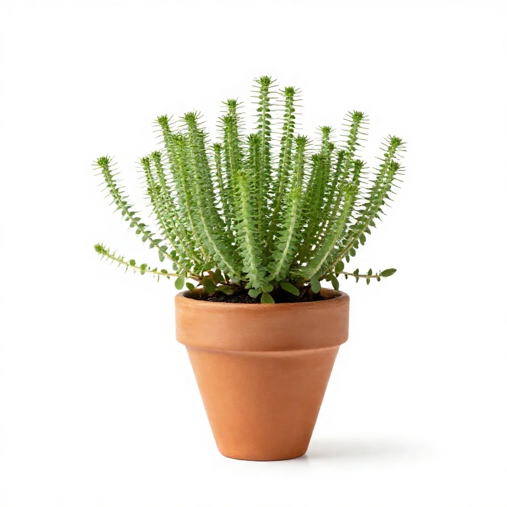 Saltwort isolated on a white background