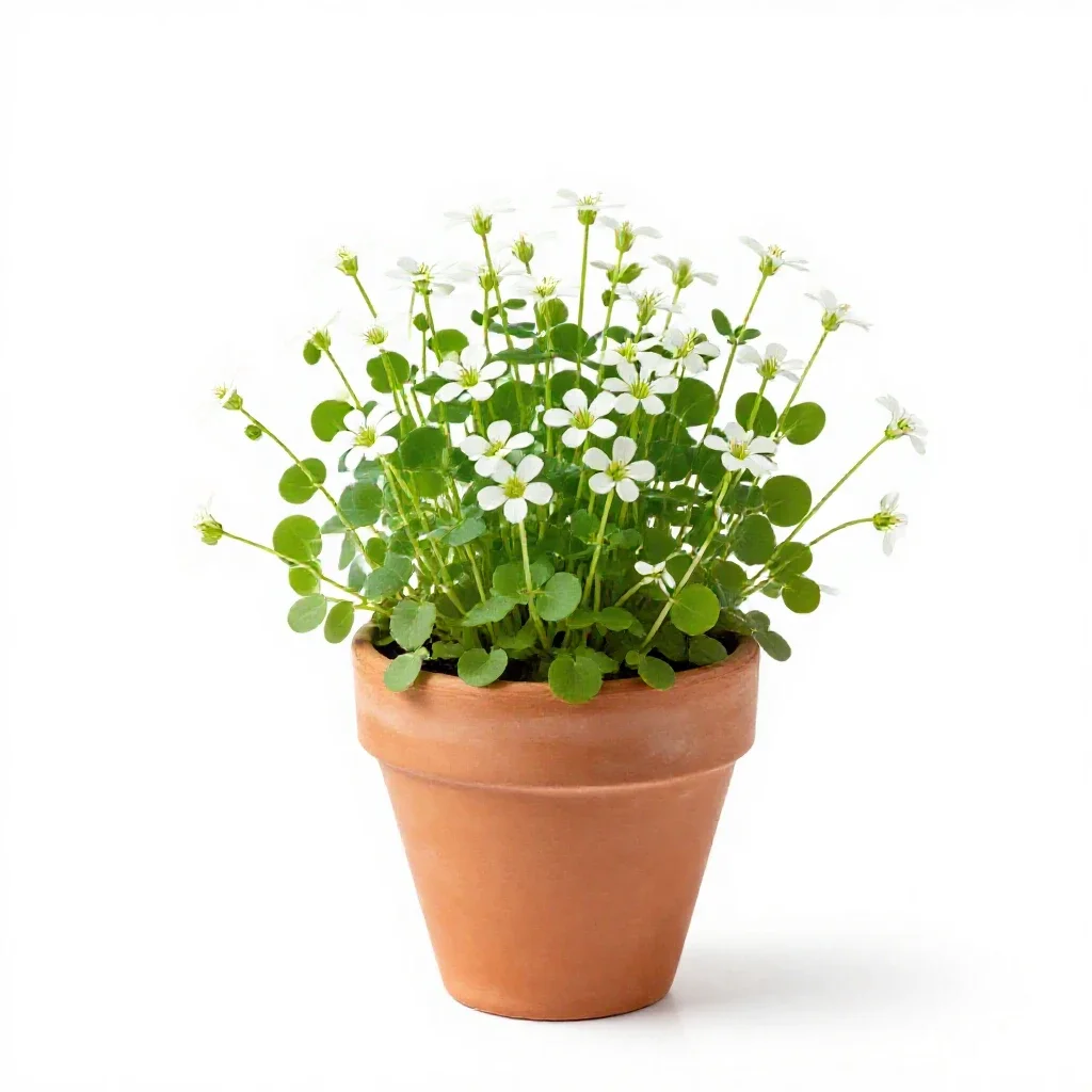 Spring cress isolated on a white background