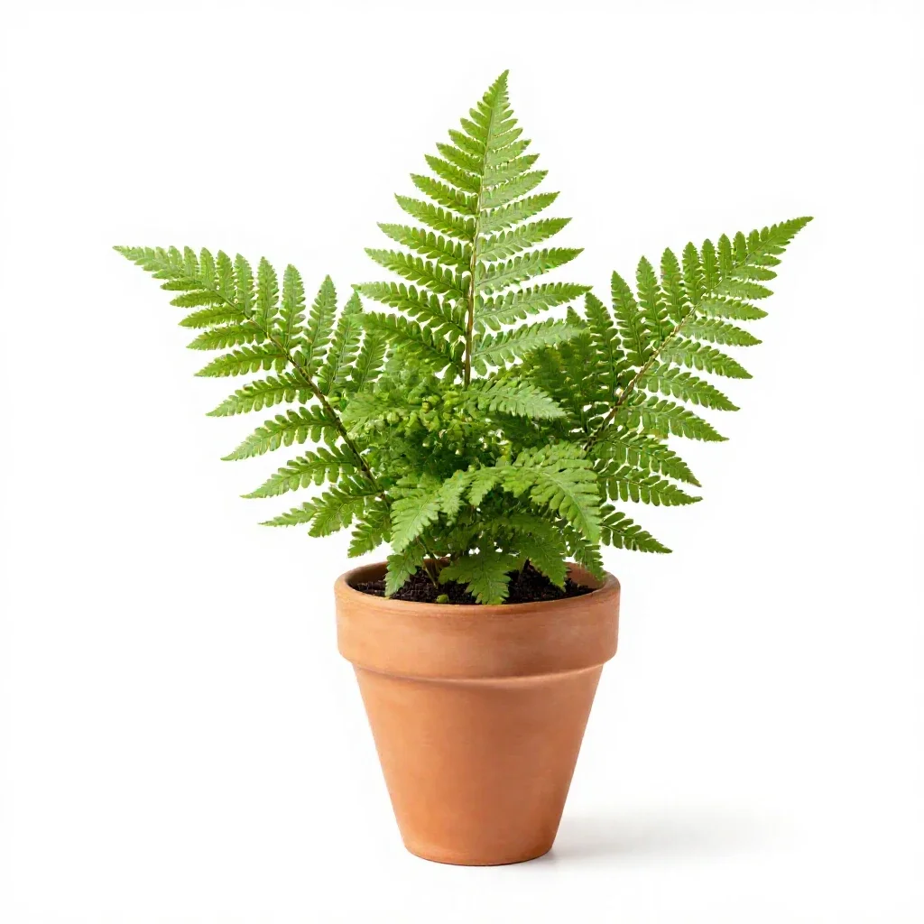 Sweet cicely isolated on a white background