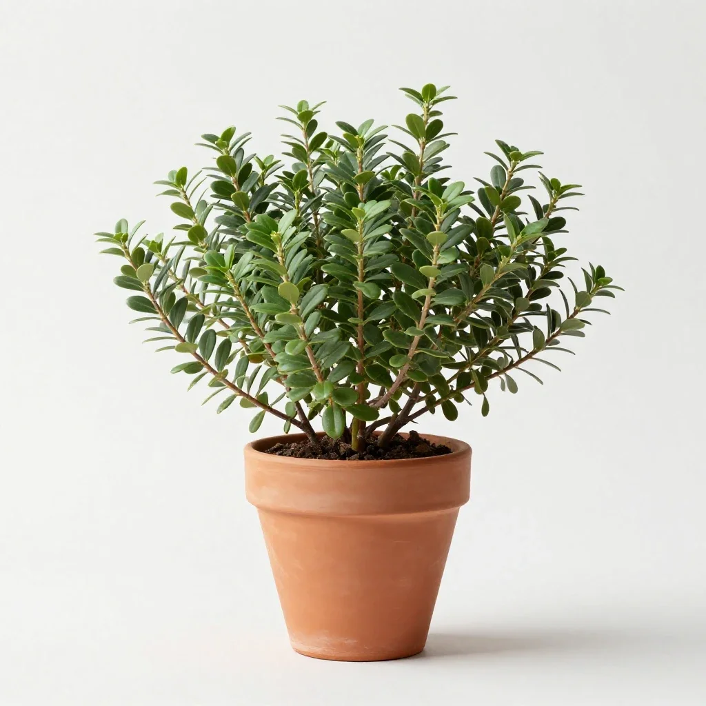 Sweet gale isolated on a white background