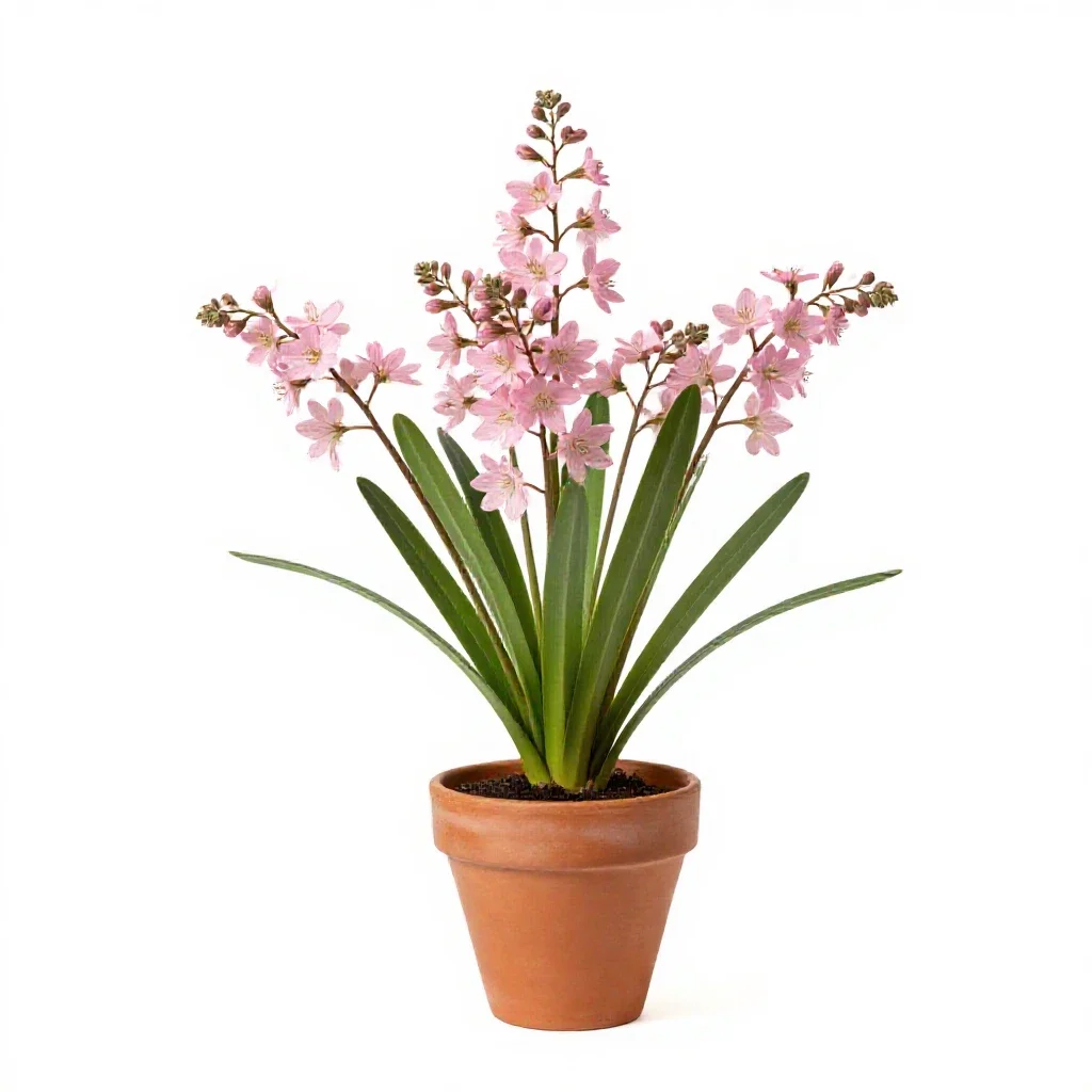 Toad lily isolated on a white background