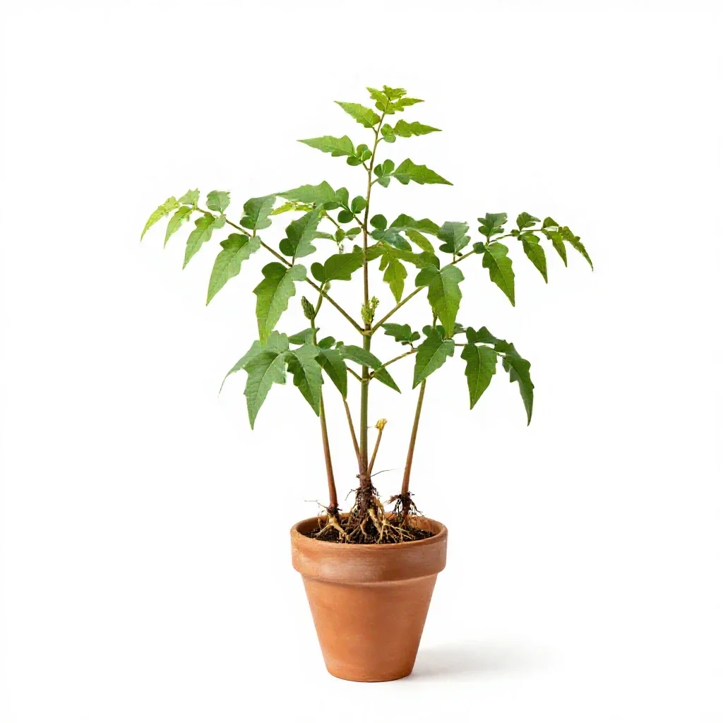Wild sarsaparilla isolated on a white background
