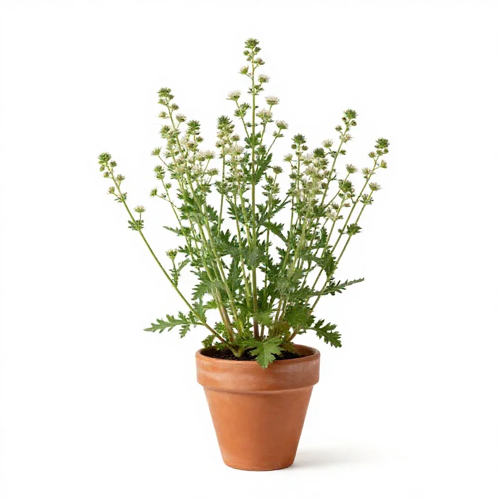 Wildflower isolated on a white background