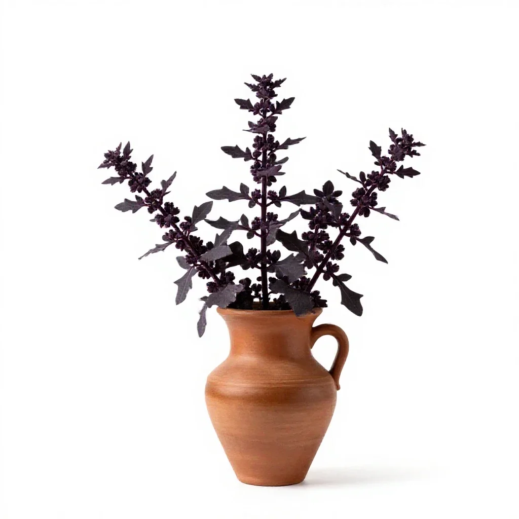 Woad isolated on a white background
