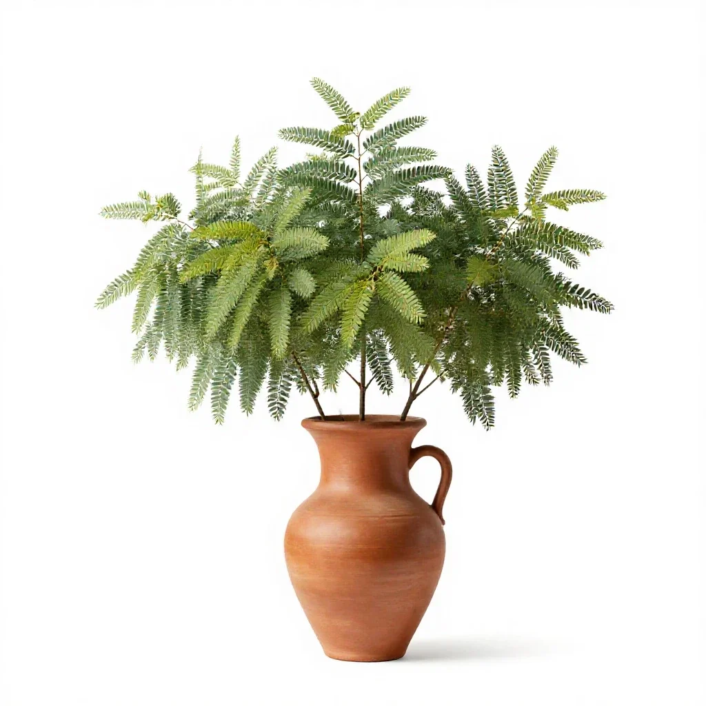 Algarroba isolated on a white background