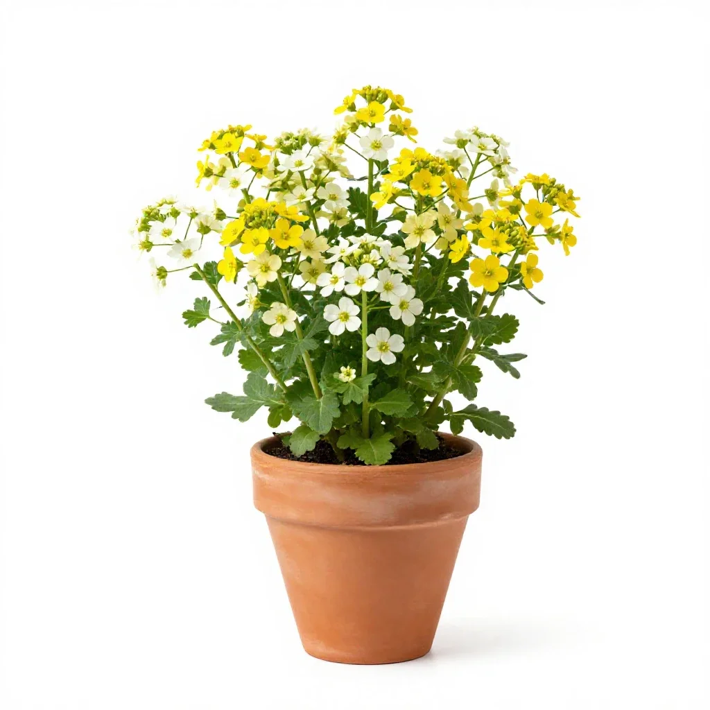 Alyssum isolated on a white background