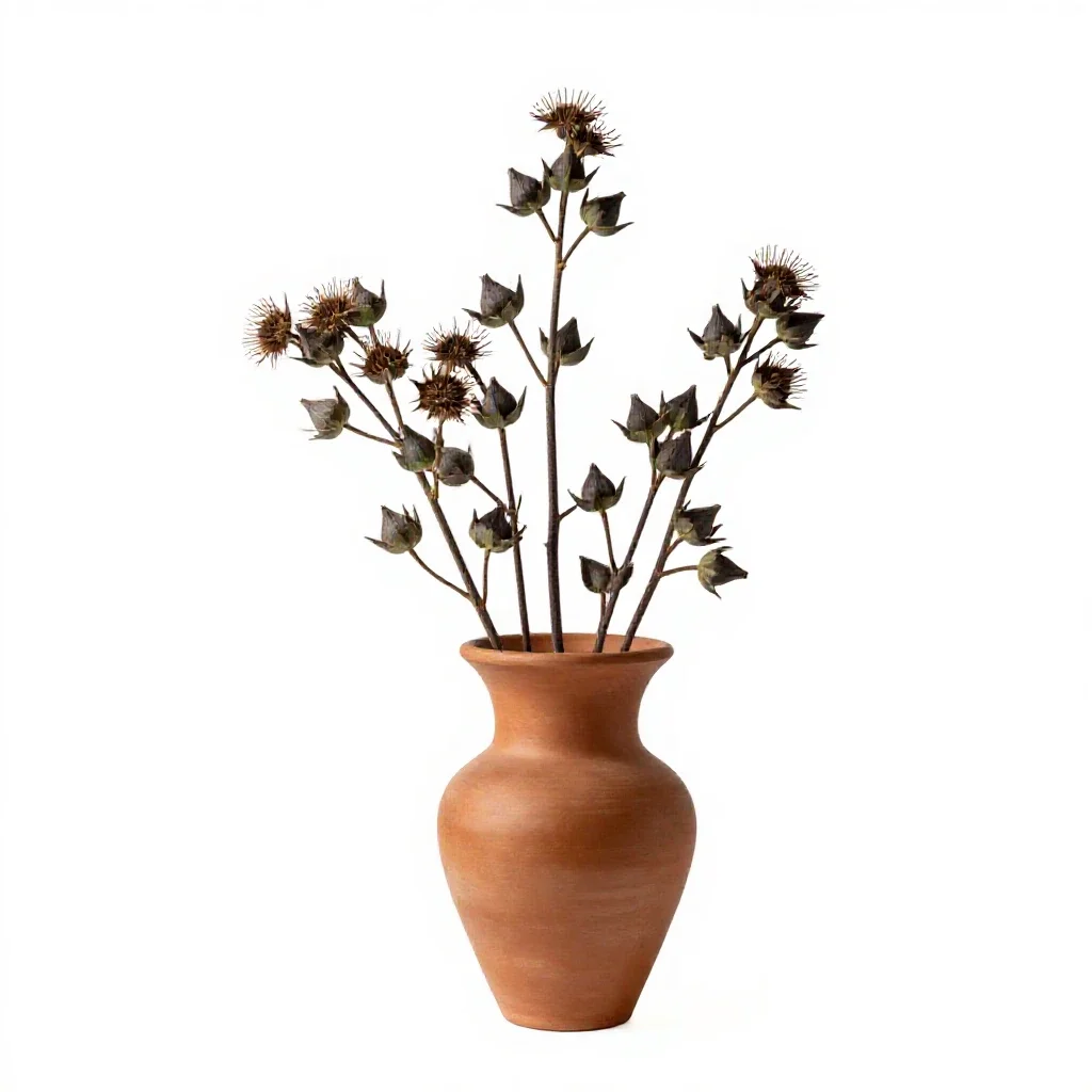 Angiosperm isolated on a white background