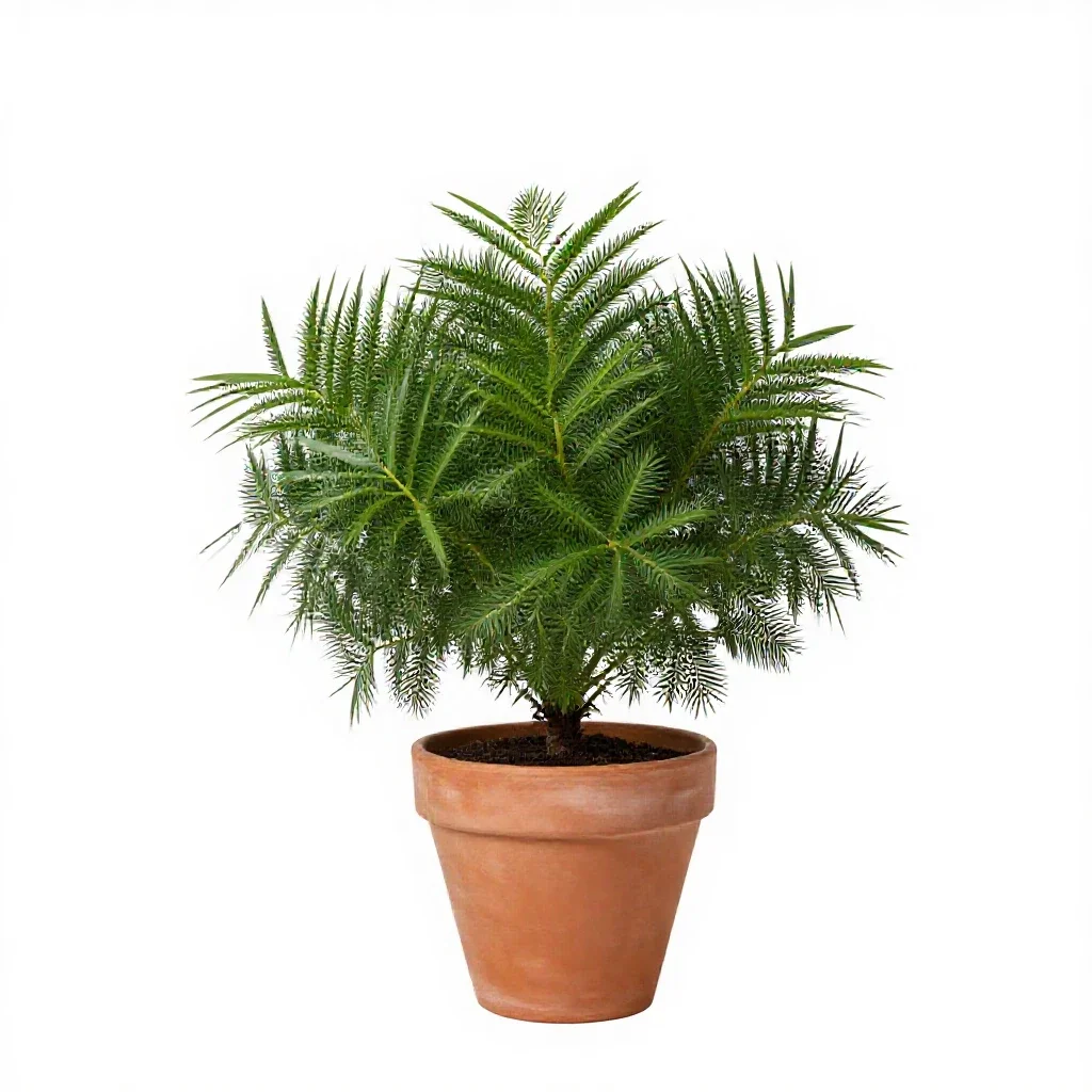 Aralia isolated on a white background