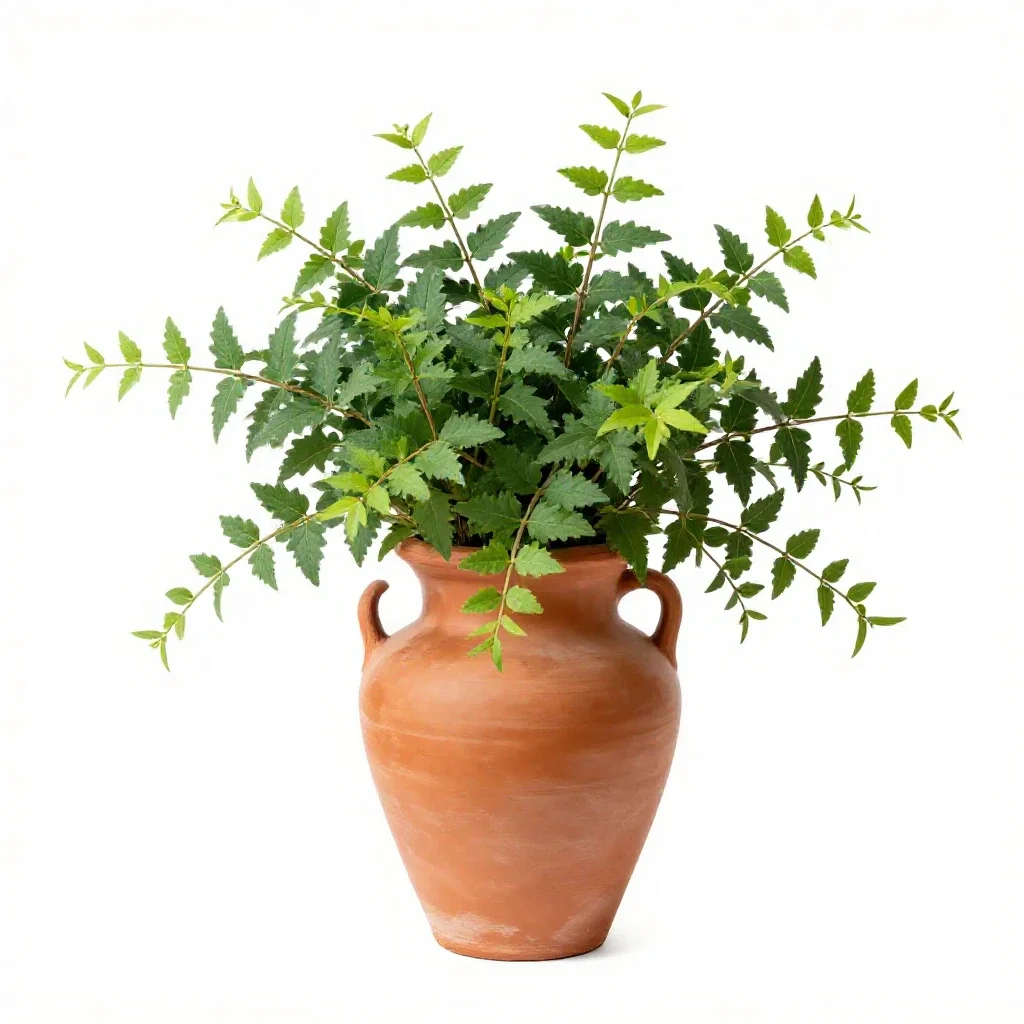 Asarabacca isolated on a white background