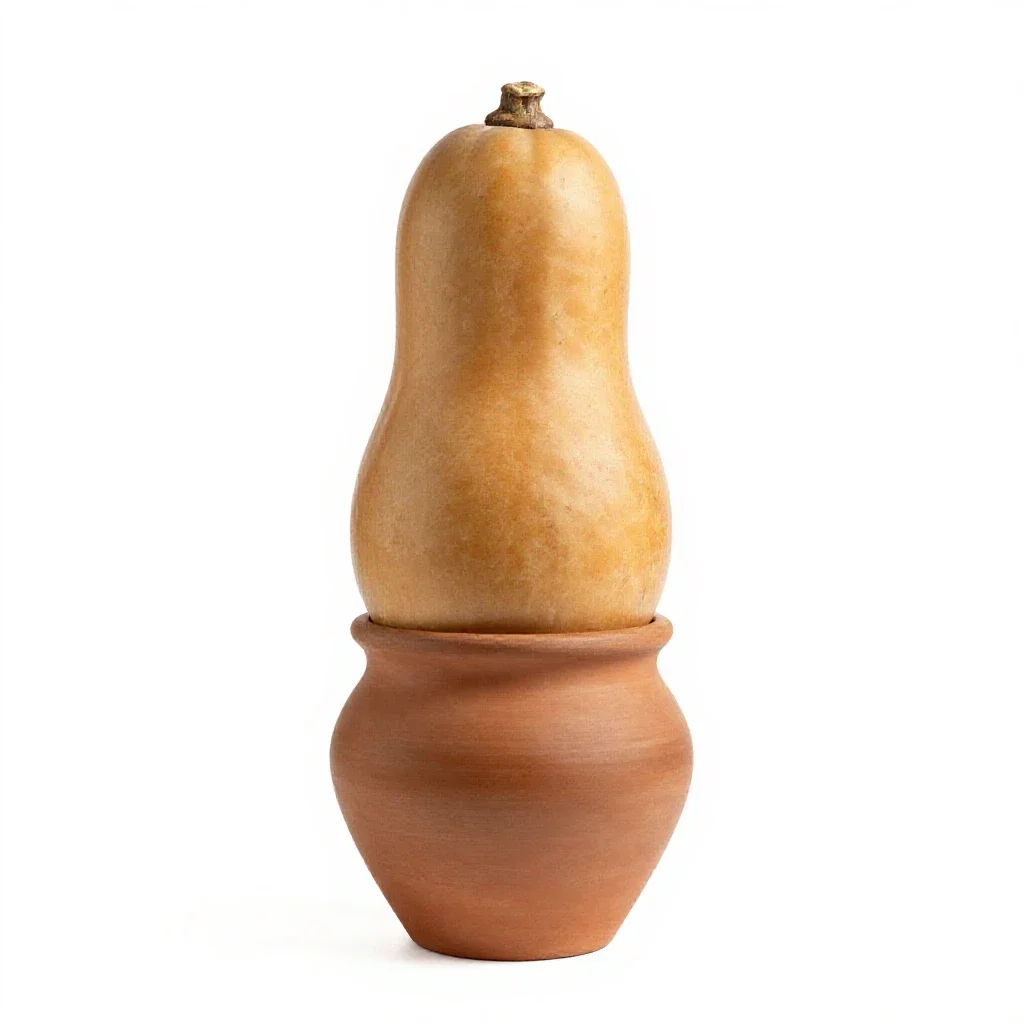 Bitternut isolated on a white background