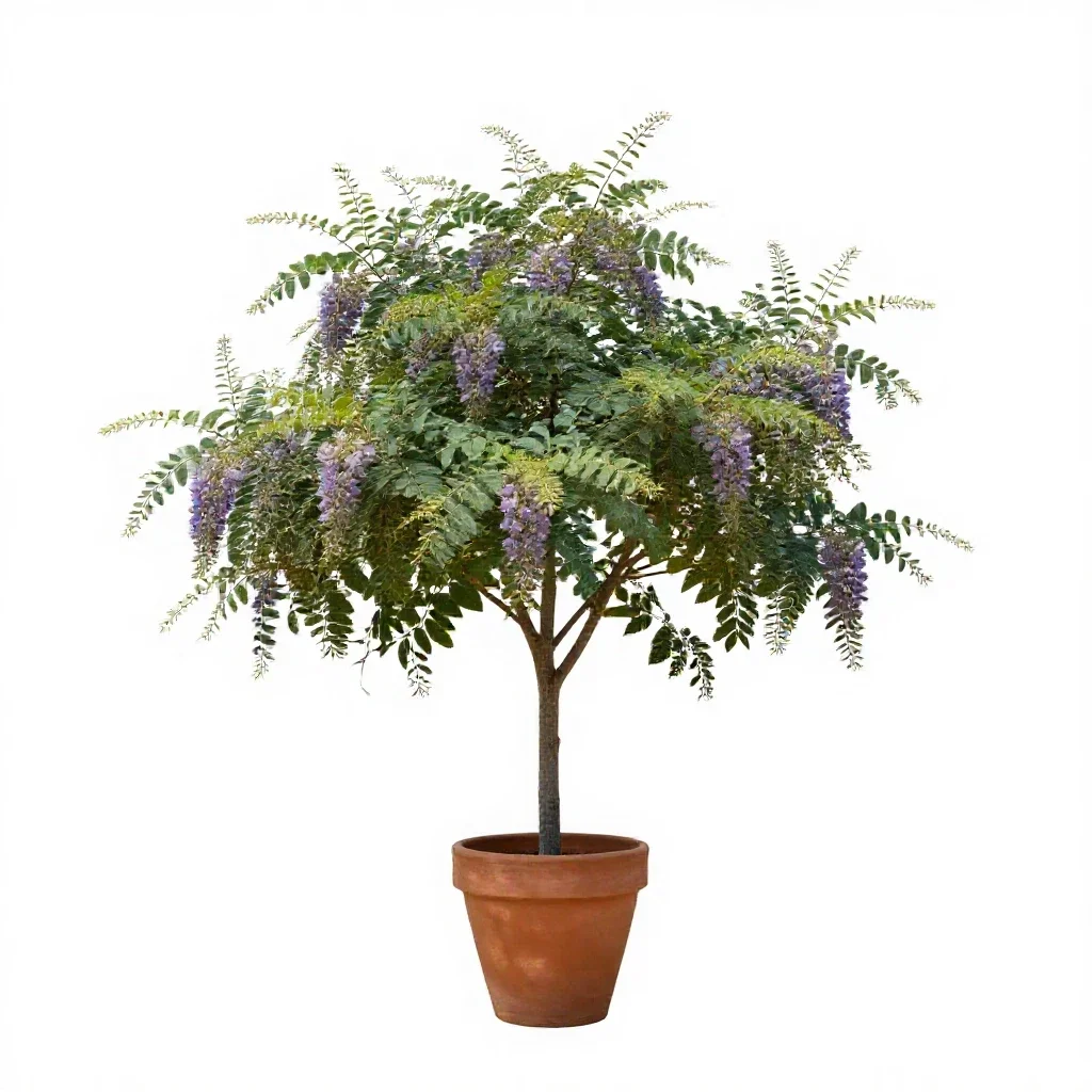 Bocconia isolated on a white background