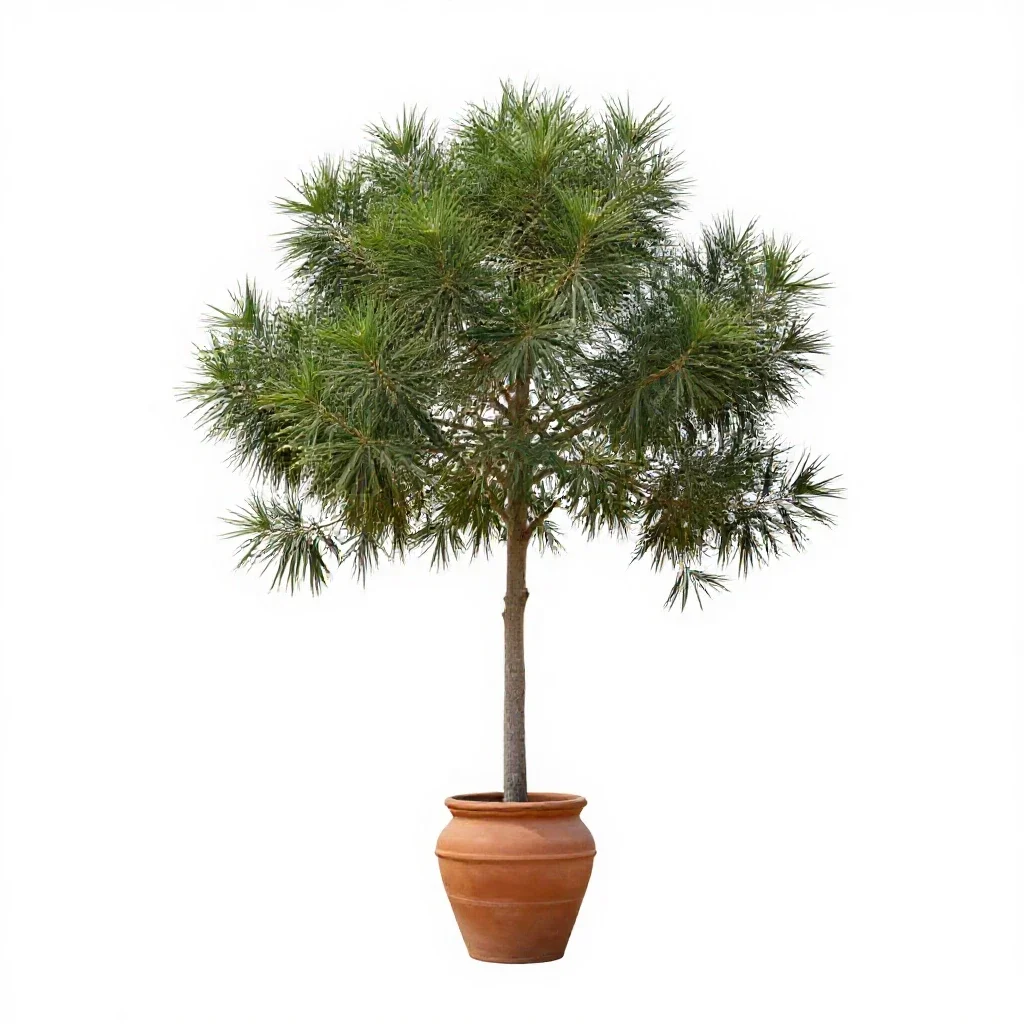 Bottle-tree isolated on a white background