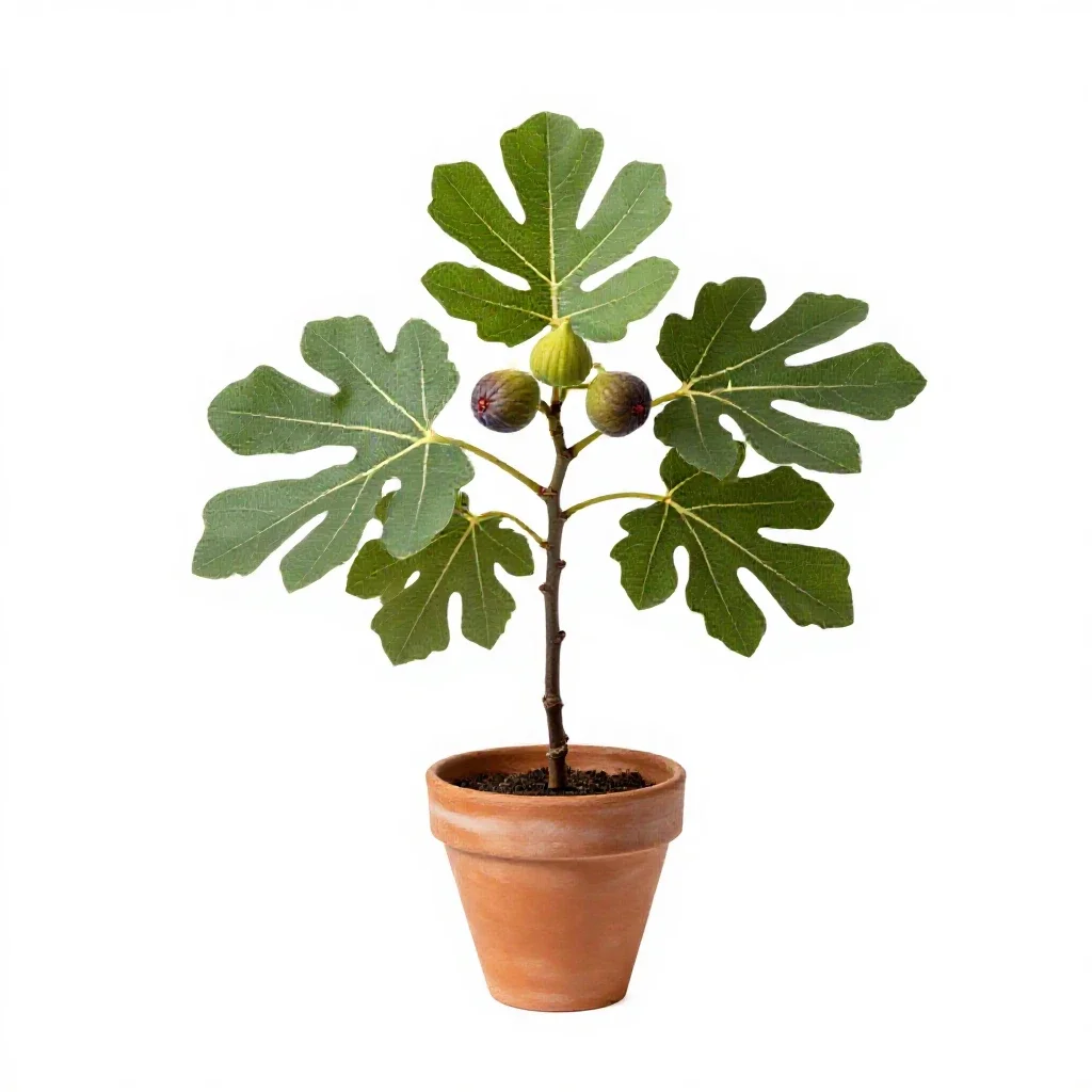 Caprifig isolated on a white background