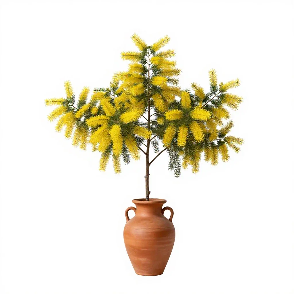 Casuarina isolated on a white background