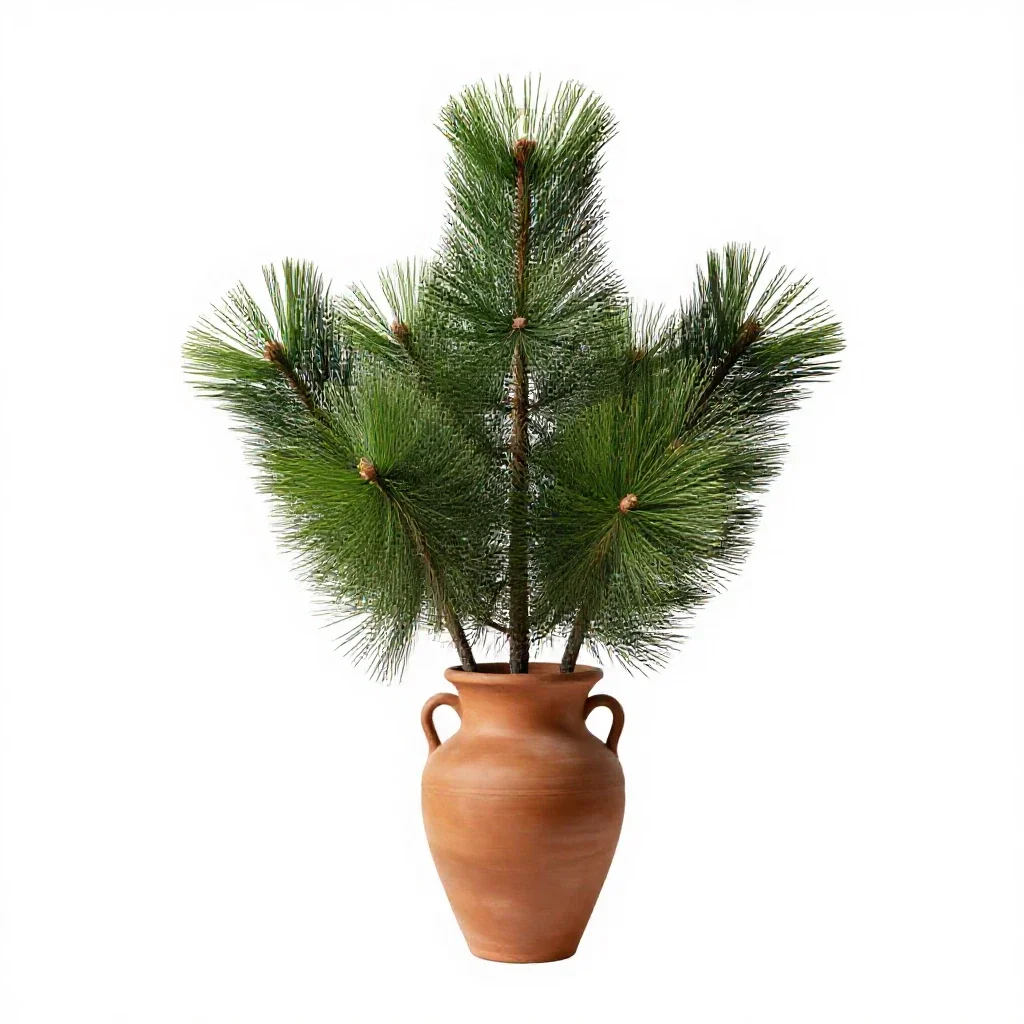 Celery pine isolated on a white background