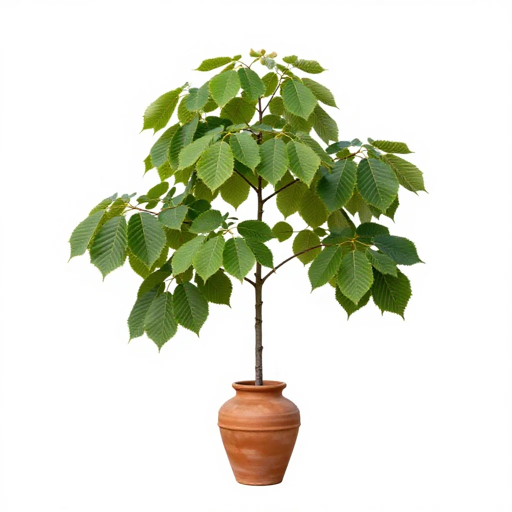 Common beech isolated on a white background