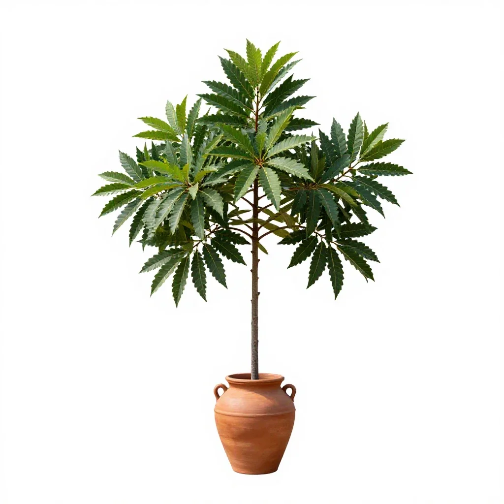 Dipterocarp isolated on a white background