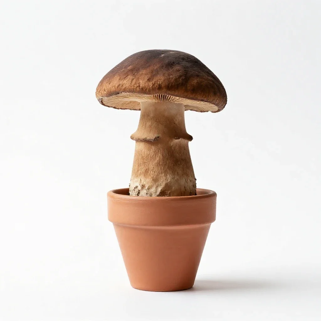 Dwarf chinkapin oak isolated on a white background