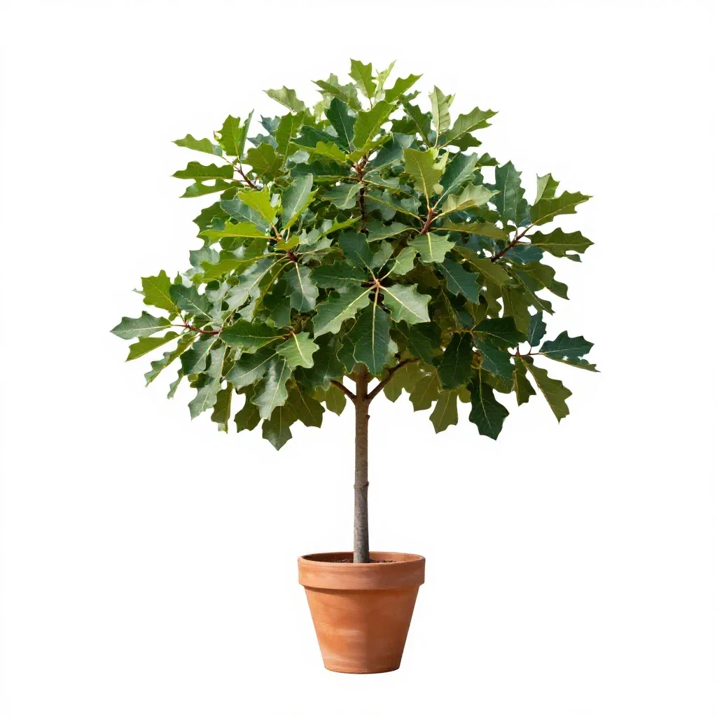 Fig tree isolated on a white background