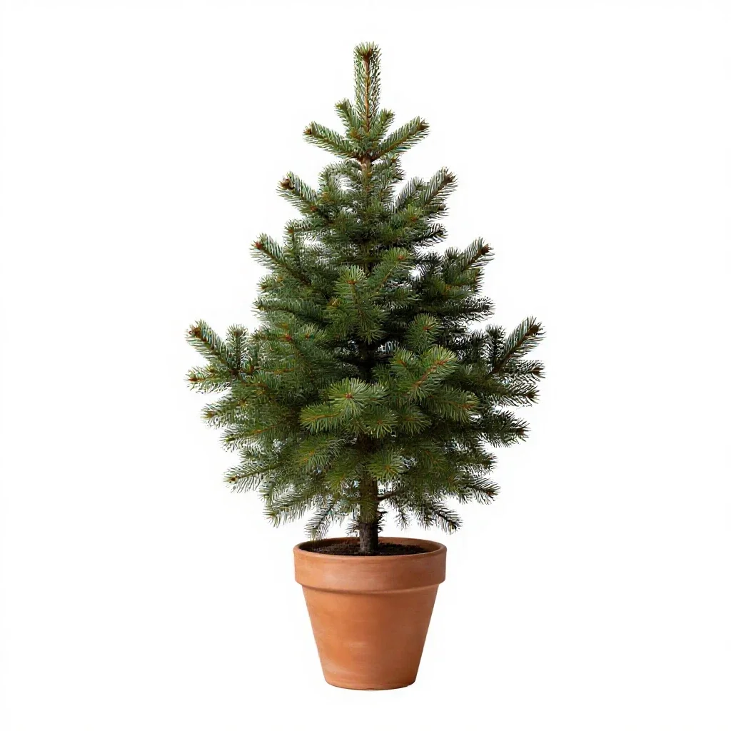 Fir isolated on a white background