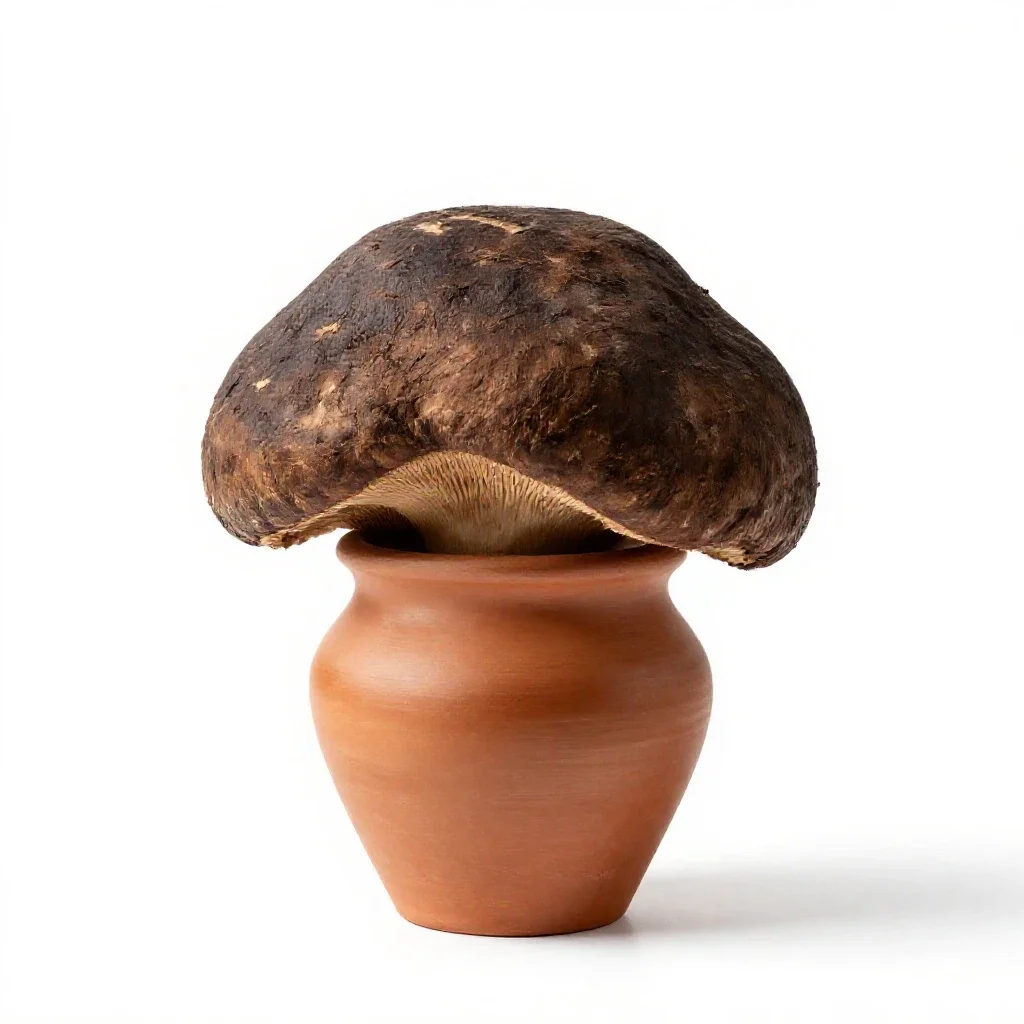 Giant chinkapin isolated on a white background
