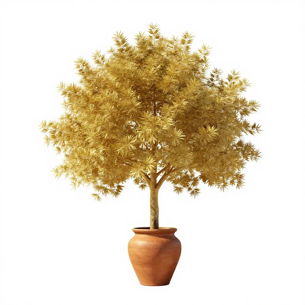 Golden fig isolated on a white background