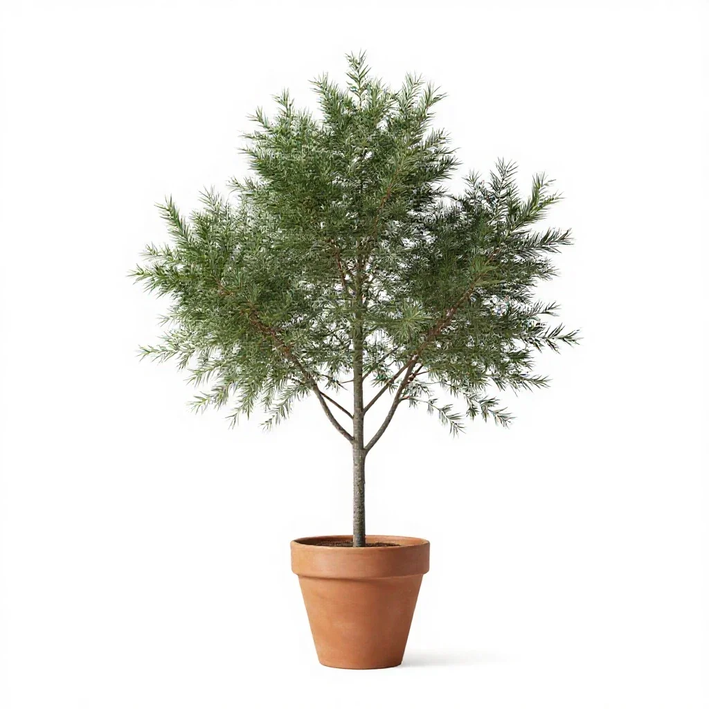 Grey alder isolated on a white background
