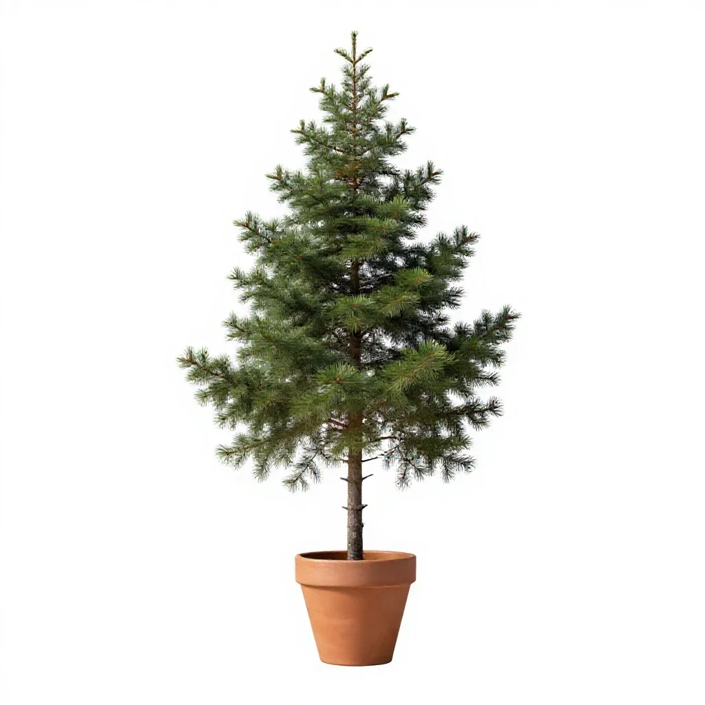 Hemlock isolated on a white background