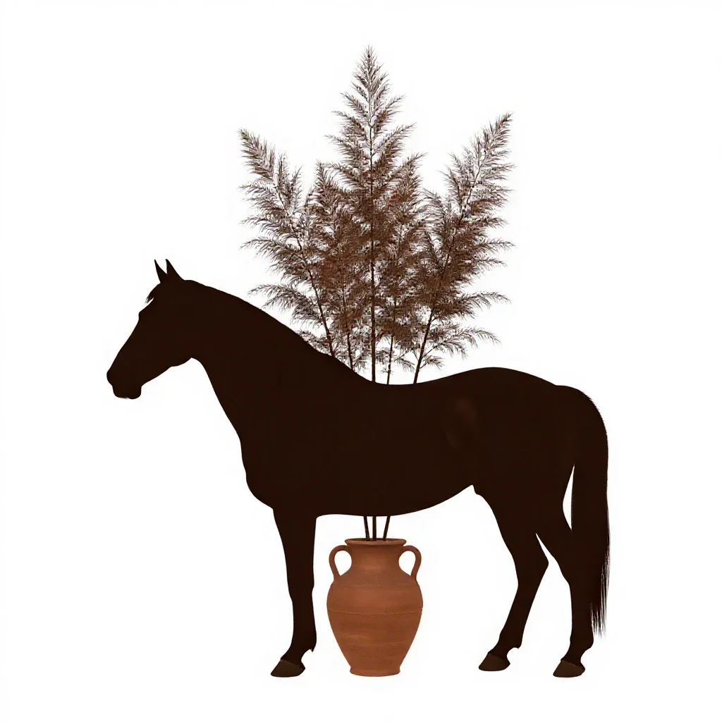Horse cassia isolated on a white background