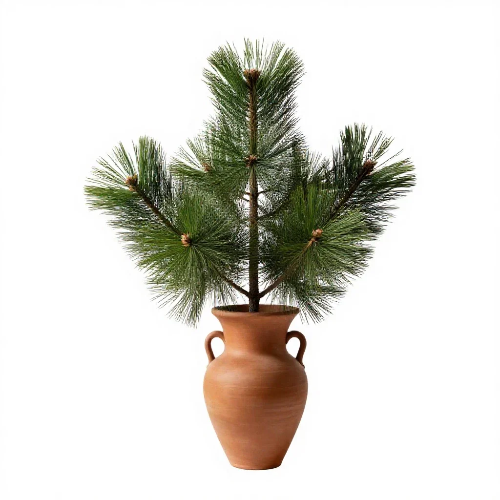 Huon pine isolated on a white background