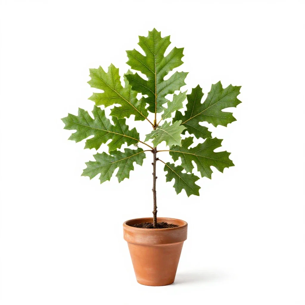 Jack oak isolated on a white background