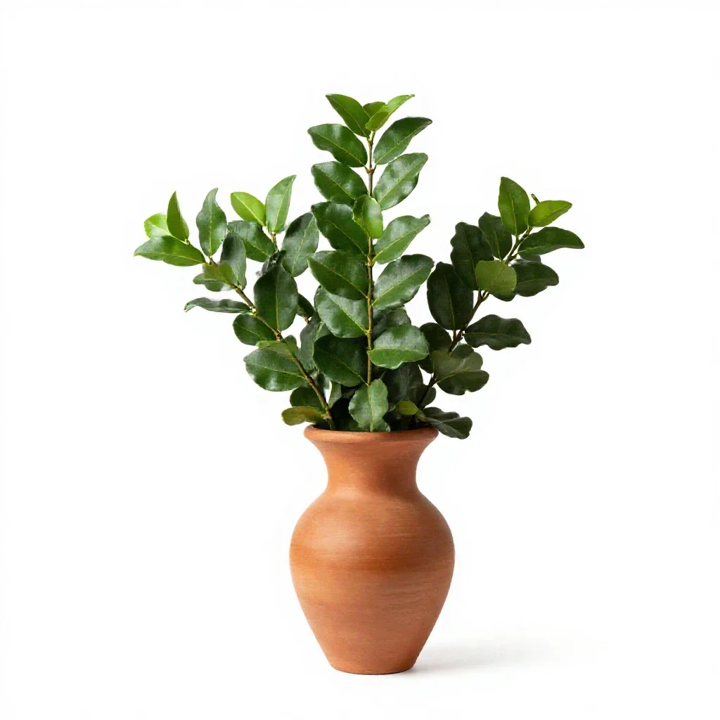 Kaffir boom isolated on a white background