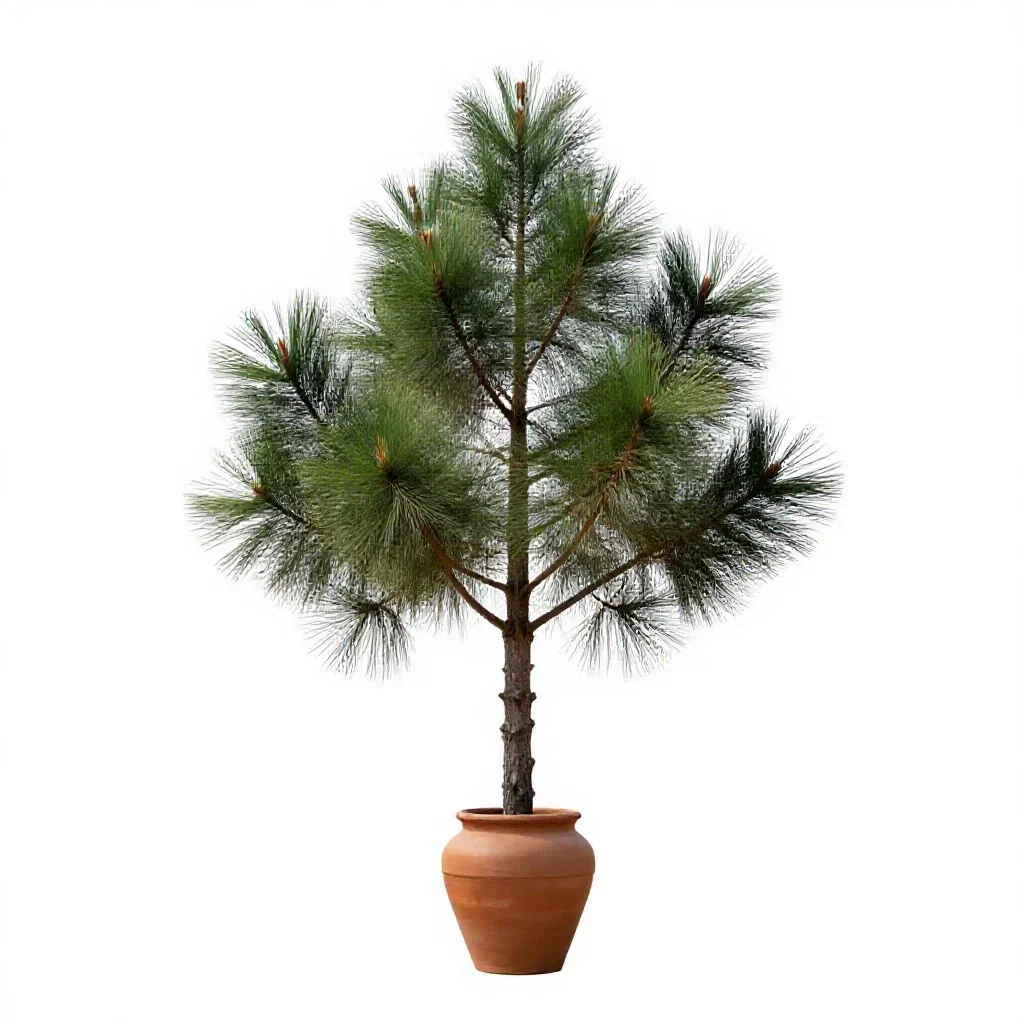 Kauri pine isolated on a white background