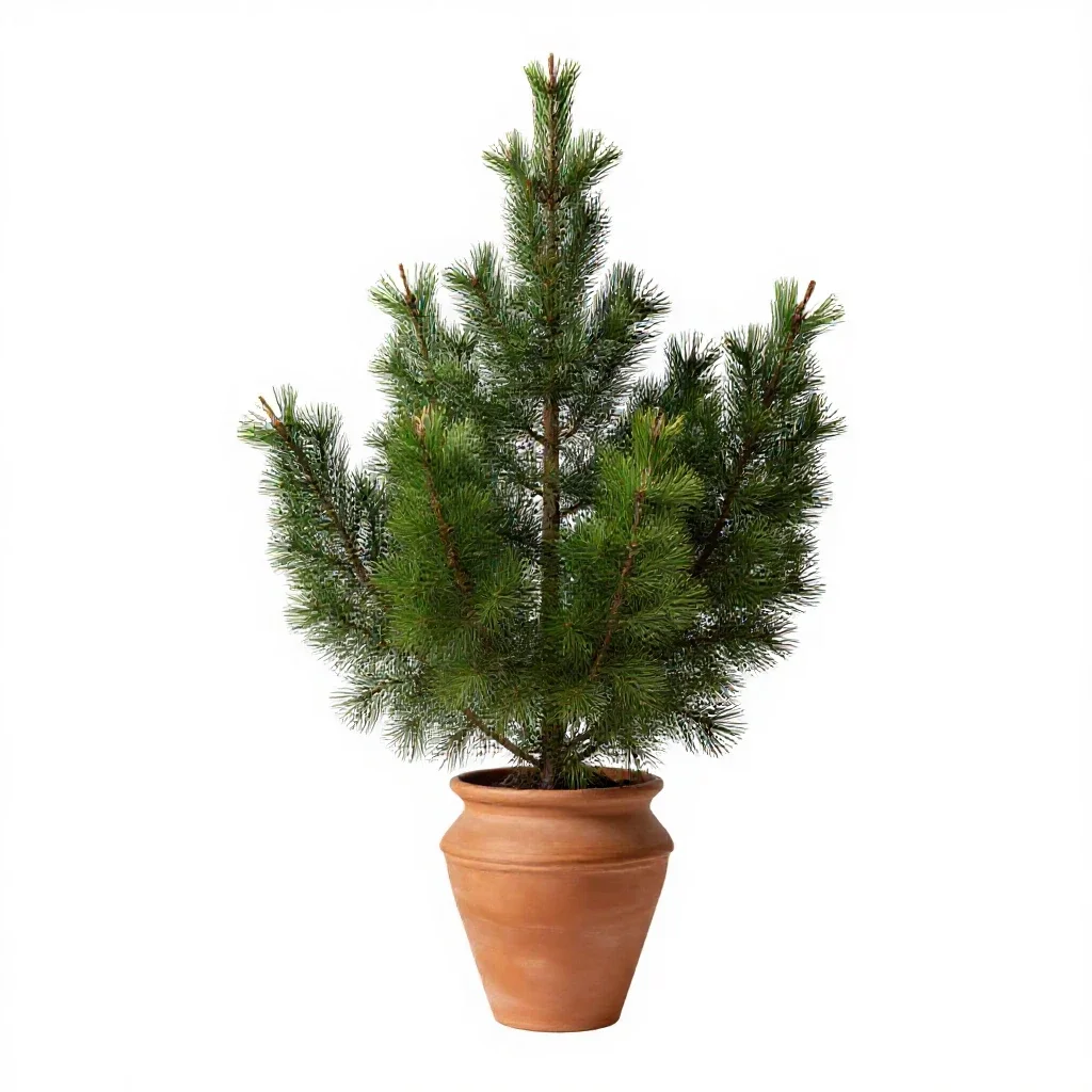 Keteleeria isolated on a white background