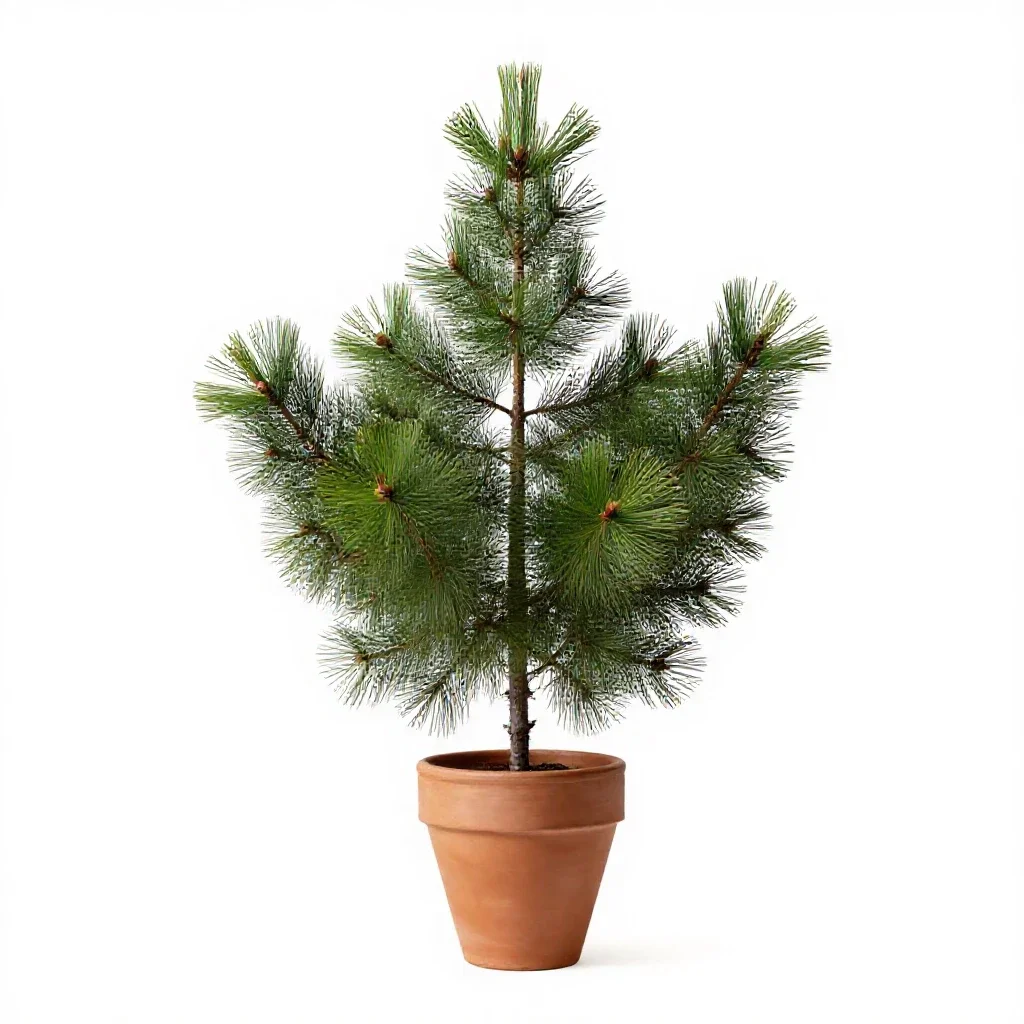 Larch isolated on a white background