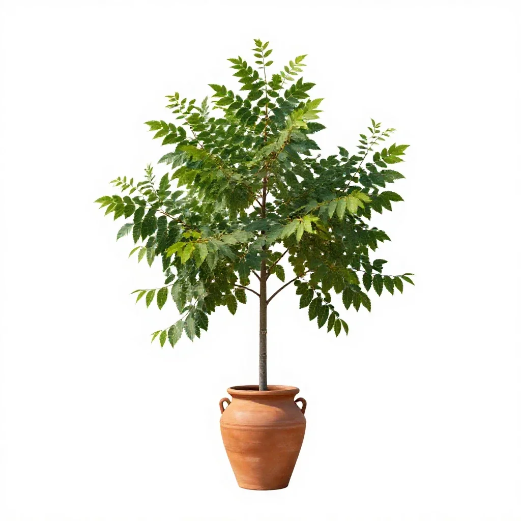 Liquidambar isolated on a white background