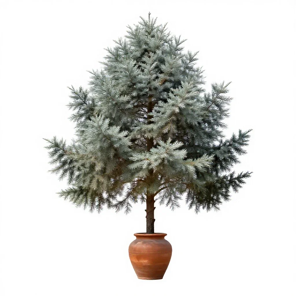 Looking glass tree isolated on a white background