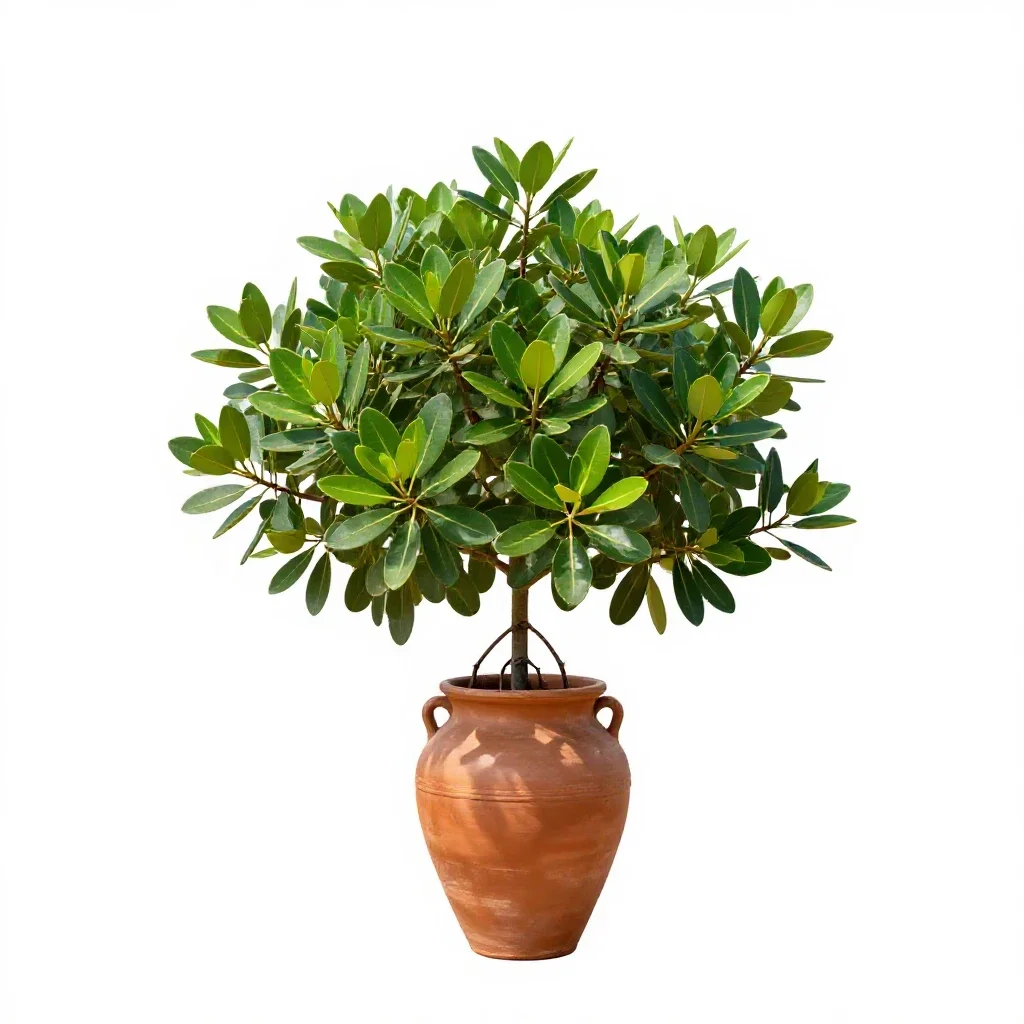 Mangrove isolated on a white background