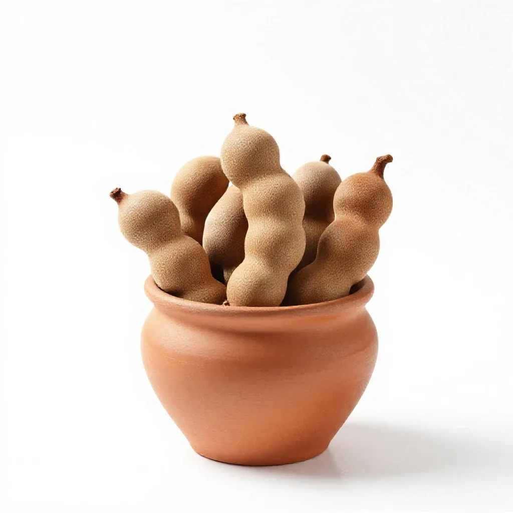 Manila tamarind isolated on a white background