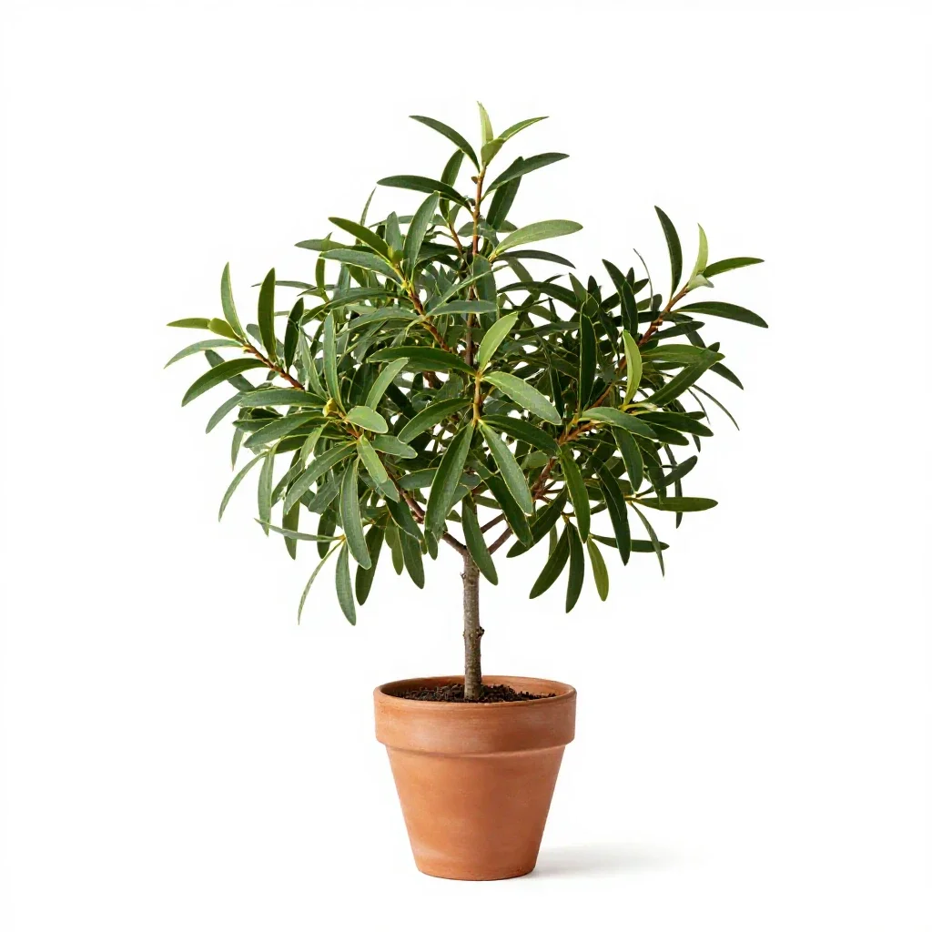 Mistletoe fig isolated on a white background