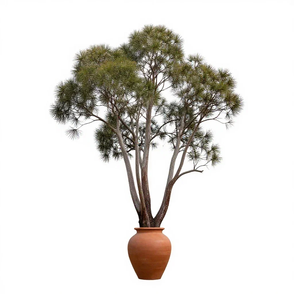 Mountain swamp gum isolated on a white background