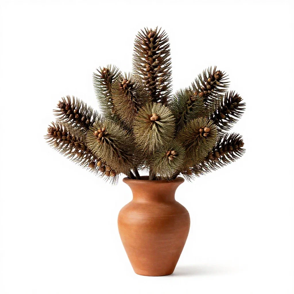 Nut pine isolated on a white background