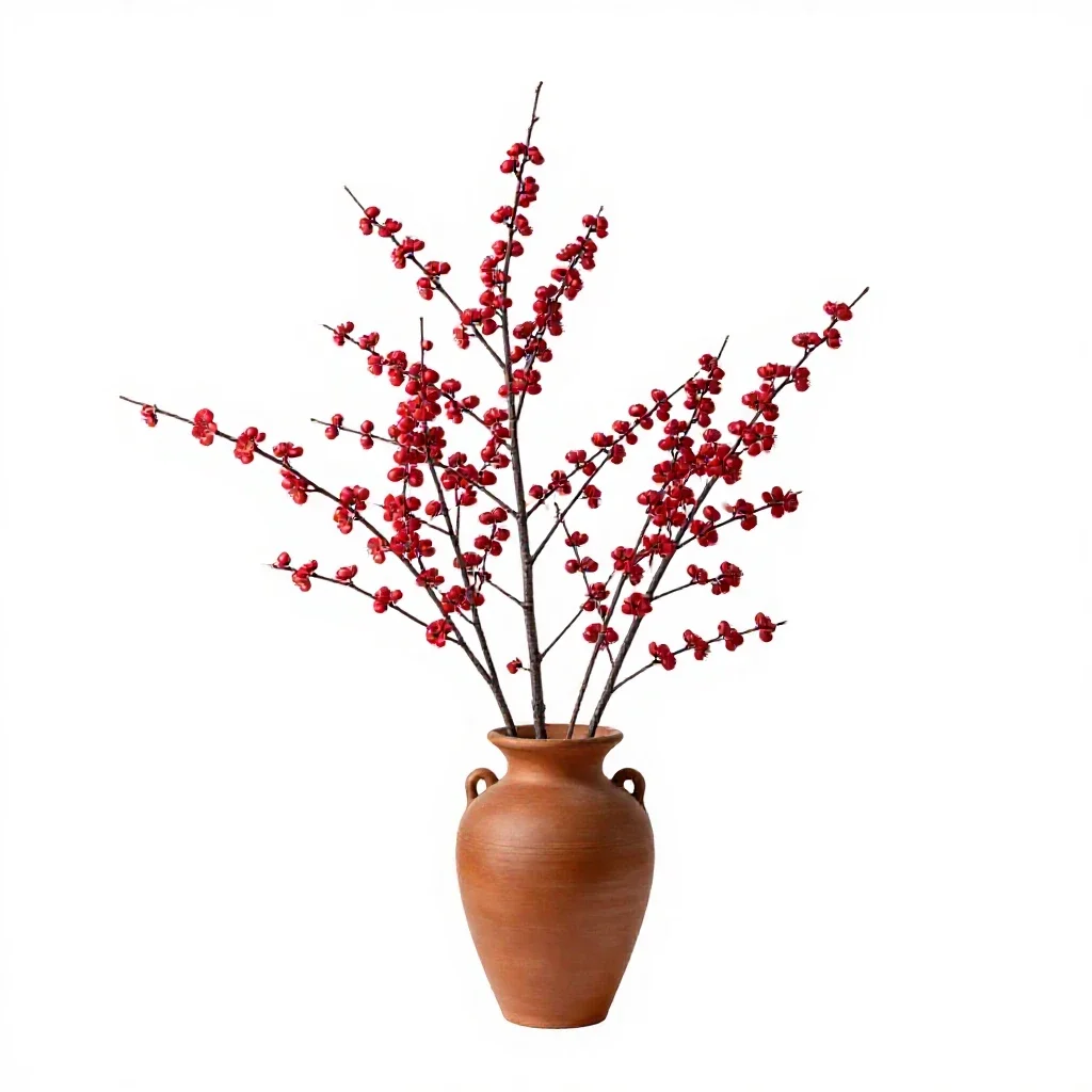Plum-yew isolated on a white background