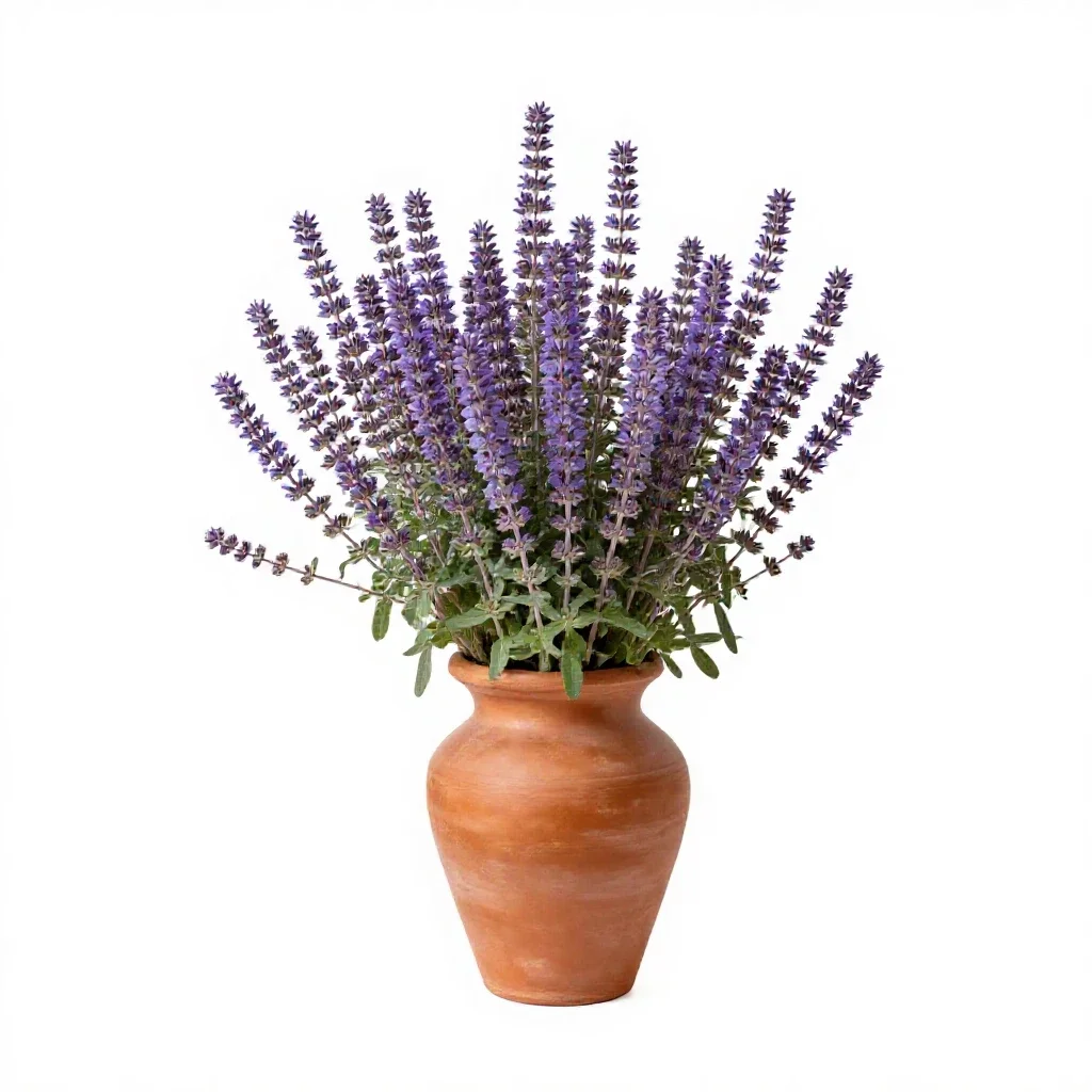 Purple anise isolated on a white background